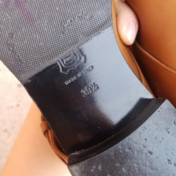 Pierre Hardy Tan Calfskin Leather Buckle Boots S1 - Picture 6 of 6